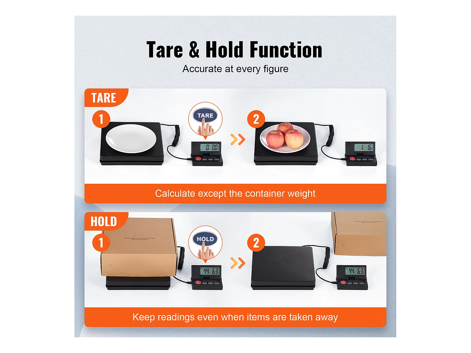 Balance d'Expédition Numérique SucceBuy Balance d'Expédition Numérique 49.89 kg x 1.98 g avec Écran LCD