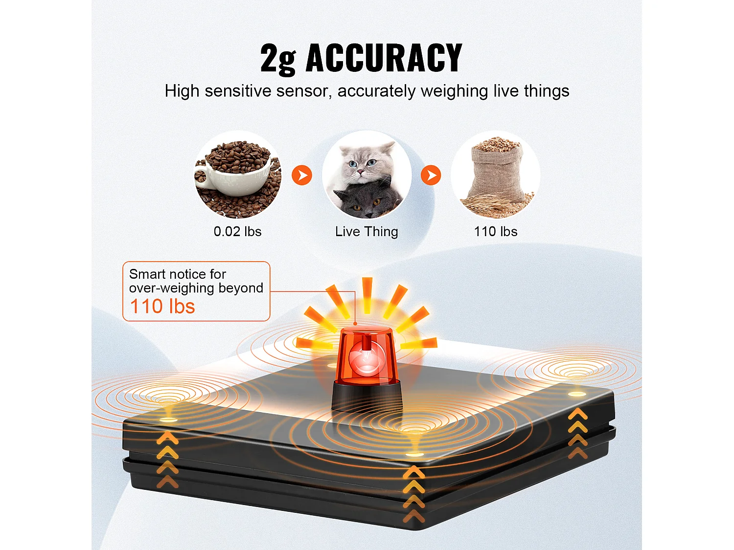 Balance d'Expédition Numérique SucceBuy Balance d'Expédition Numérique 49.89 kg x 1.98 g avec Écran LCD