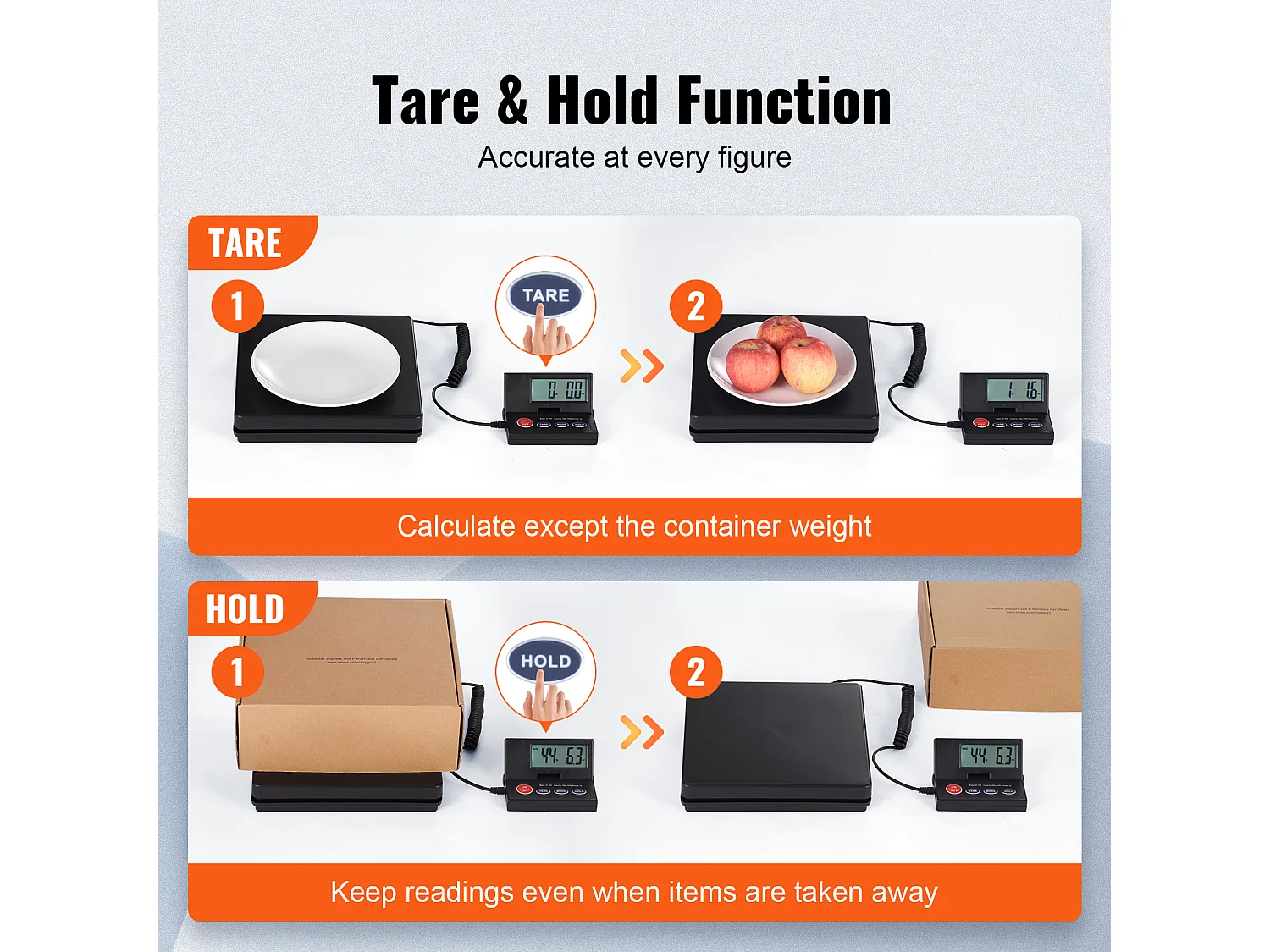 Balance d'Expédition Numérique SucceBuy Balance d'Expédition Numérique 49.89 kg x 1.98 g avec Écran LCD