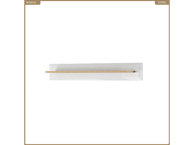 Étagère murale - L.107 x H.17 x P.19 cm - NORDIA