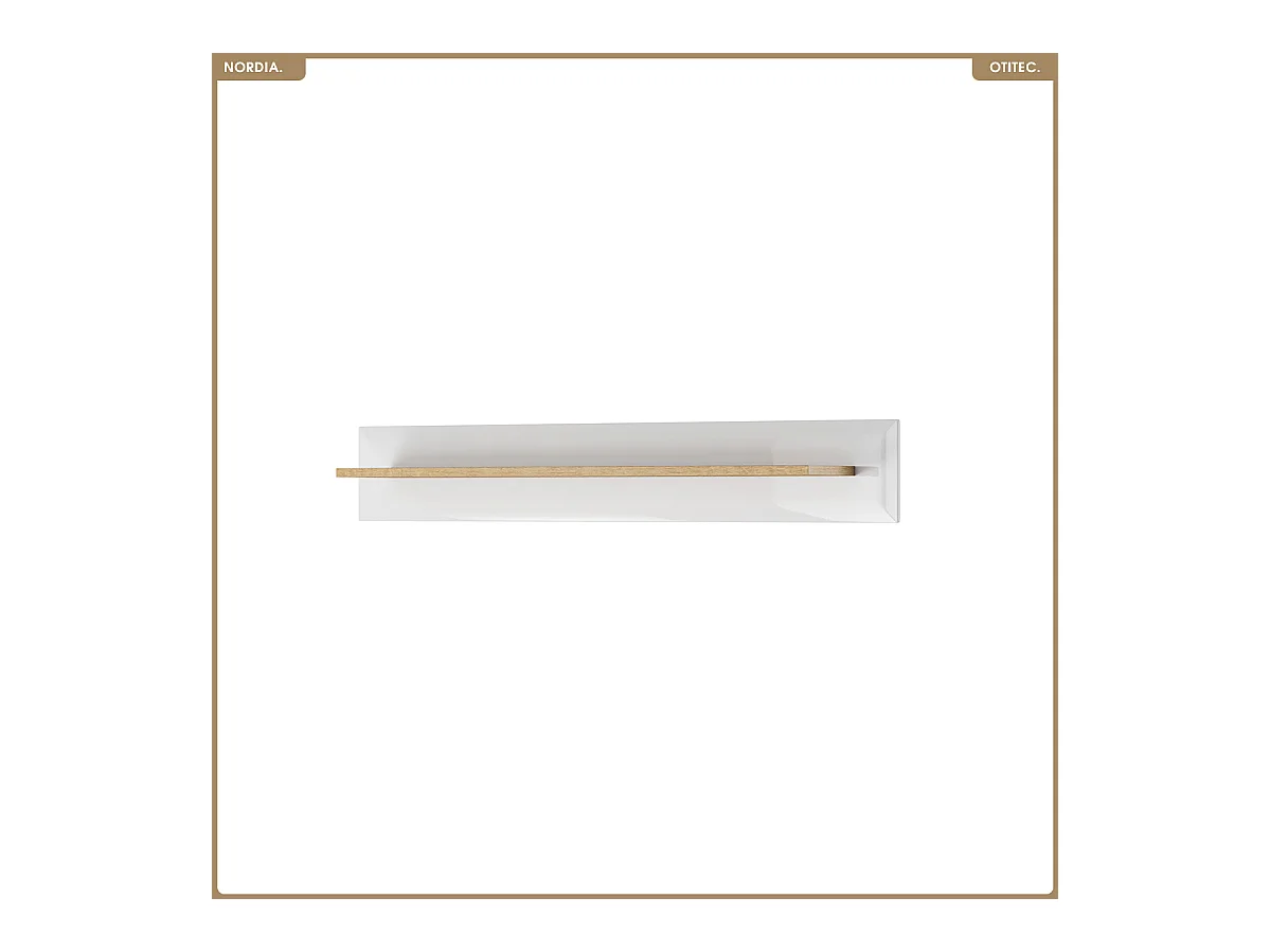 Étagère murale - L.107 x H.17 x P.19 cm - NORDIA