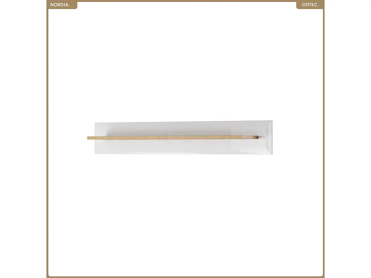 Étagère murale - L.107 x H.17 x P.19 cm - NORDIA