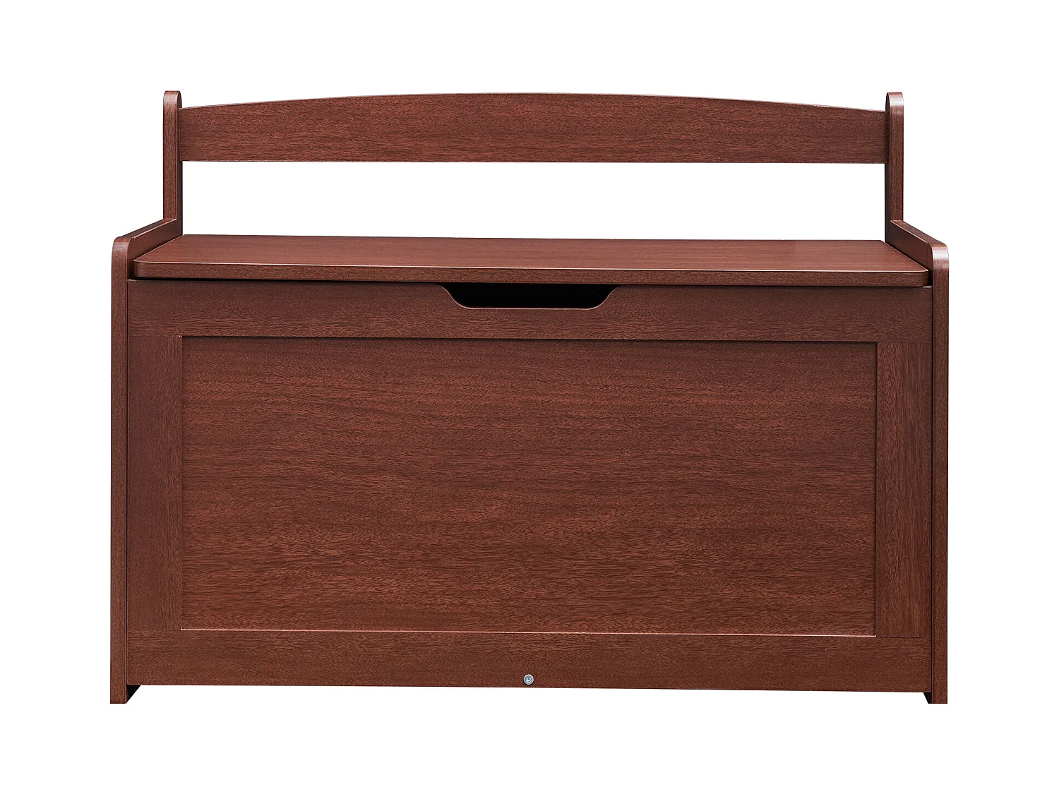 Banc de Rangement SucceBuy pour Jouets pour Enfants Coffre à Jouets en Bois 83x45,5x60,9 cm Cerisier