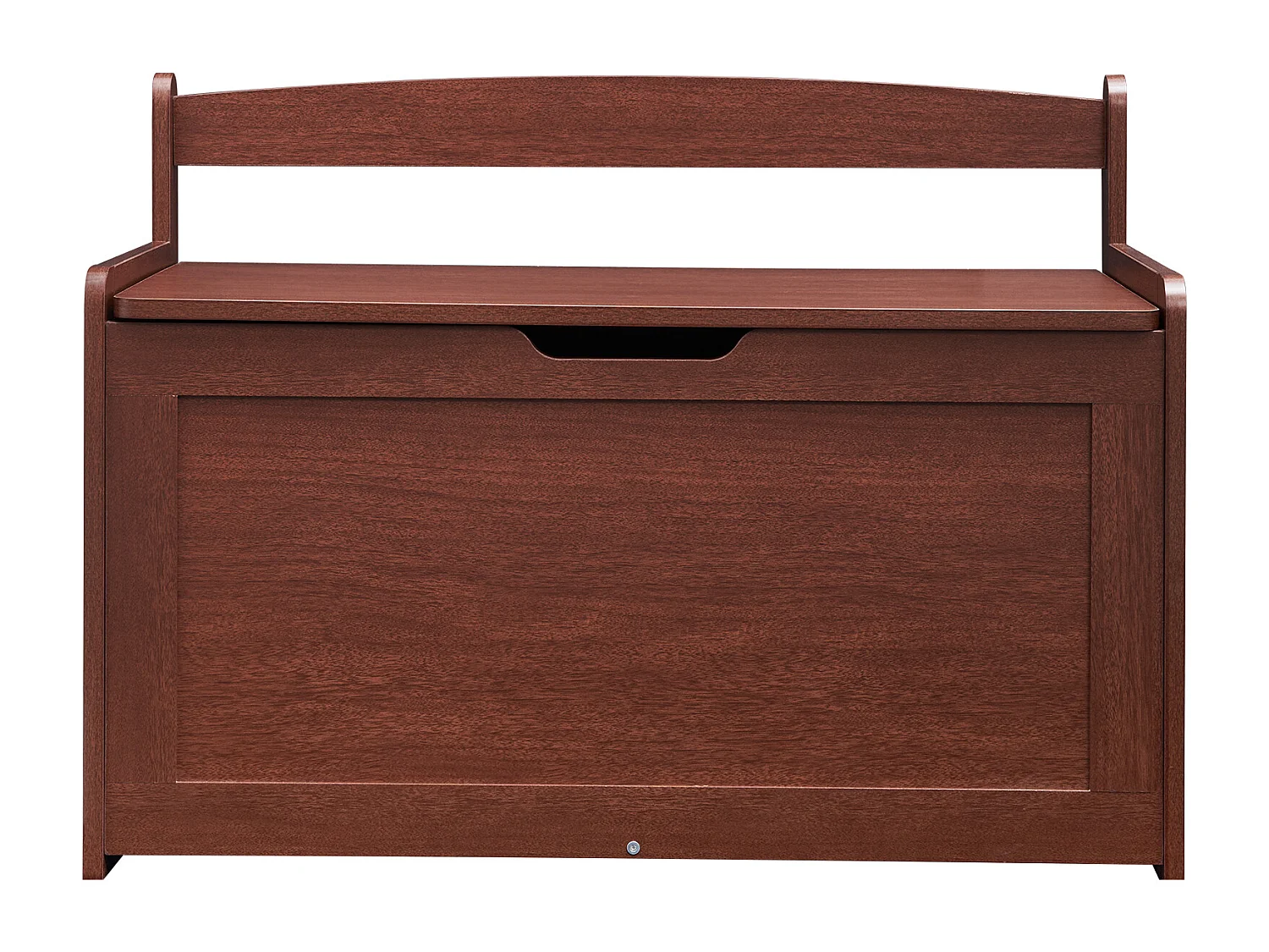 Banc de Rangement SucceBuy pour Jouets pour Enfants Coffre à Jouets en Bois 83x45,5x60,9 cm Cerisier