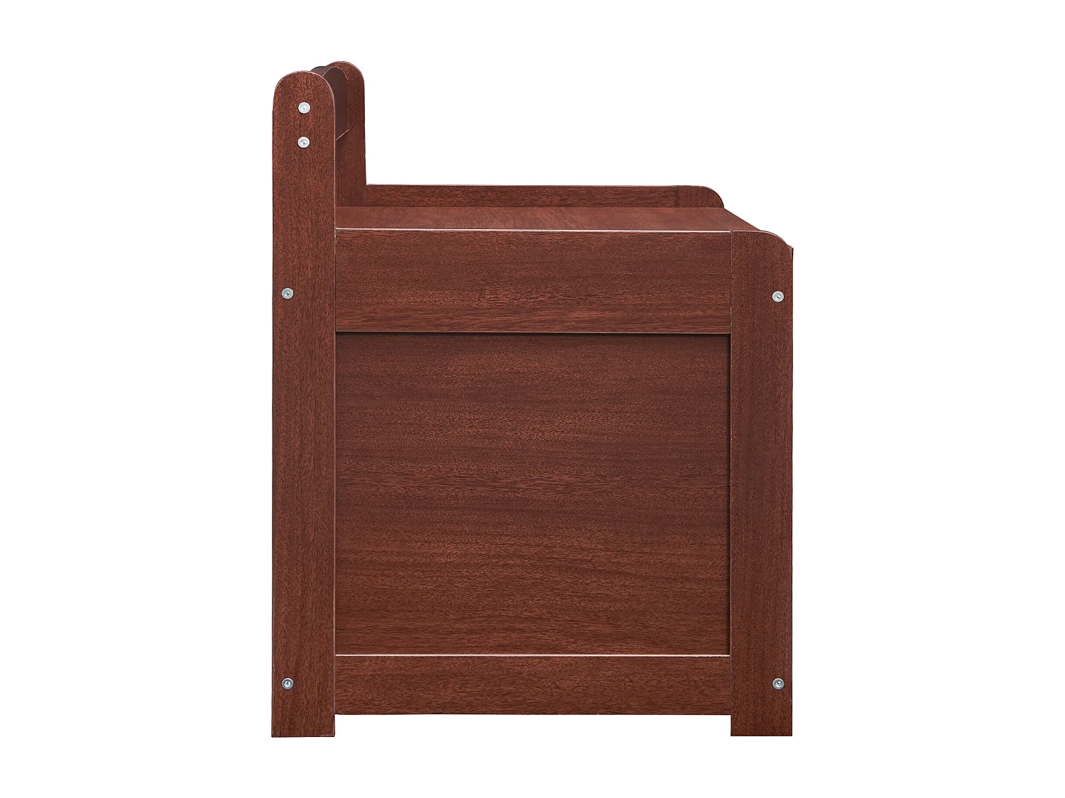 Banc de Rangement SucceBuy pour Jouets pour Enfants Coffre à Jouets en Bois 83x45,5x60,9 cm Cerisier