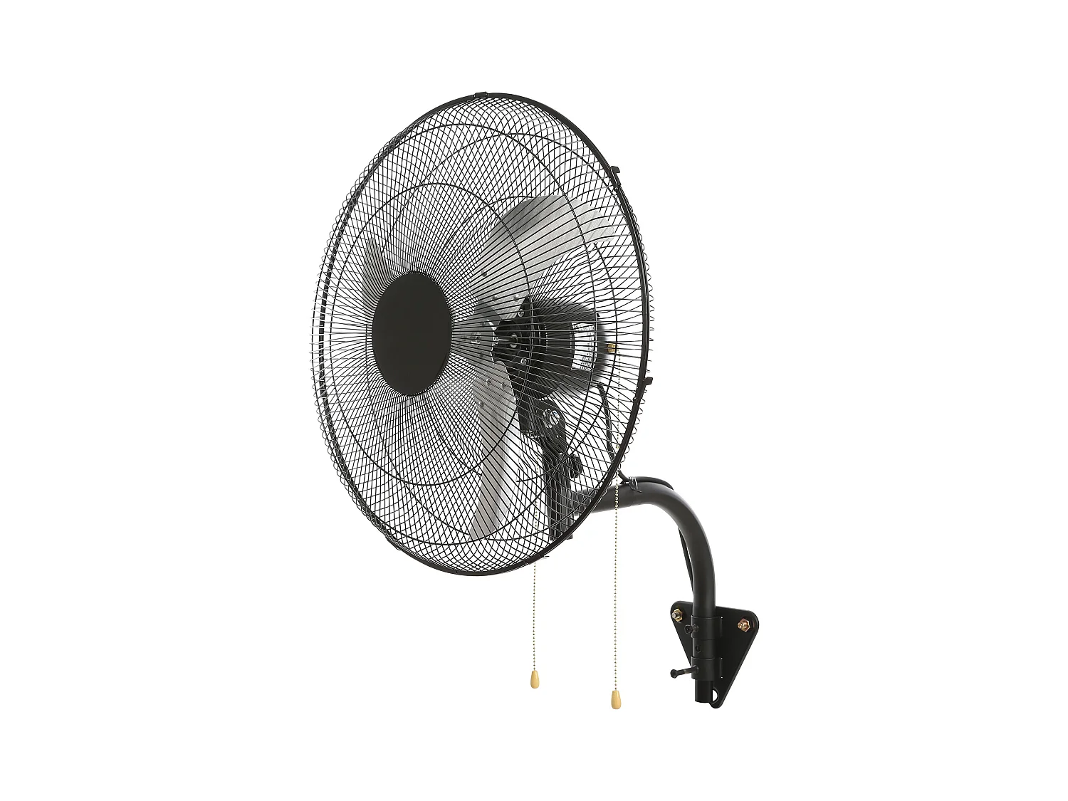 Ventilateur Mural Oscillant SucceBuy, 48cm, 4650 CFM, Noir, pour Refroidir Entrepôt, Serres, les Ateliers, les Patios et les Sous-Sols