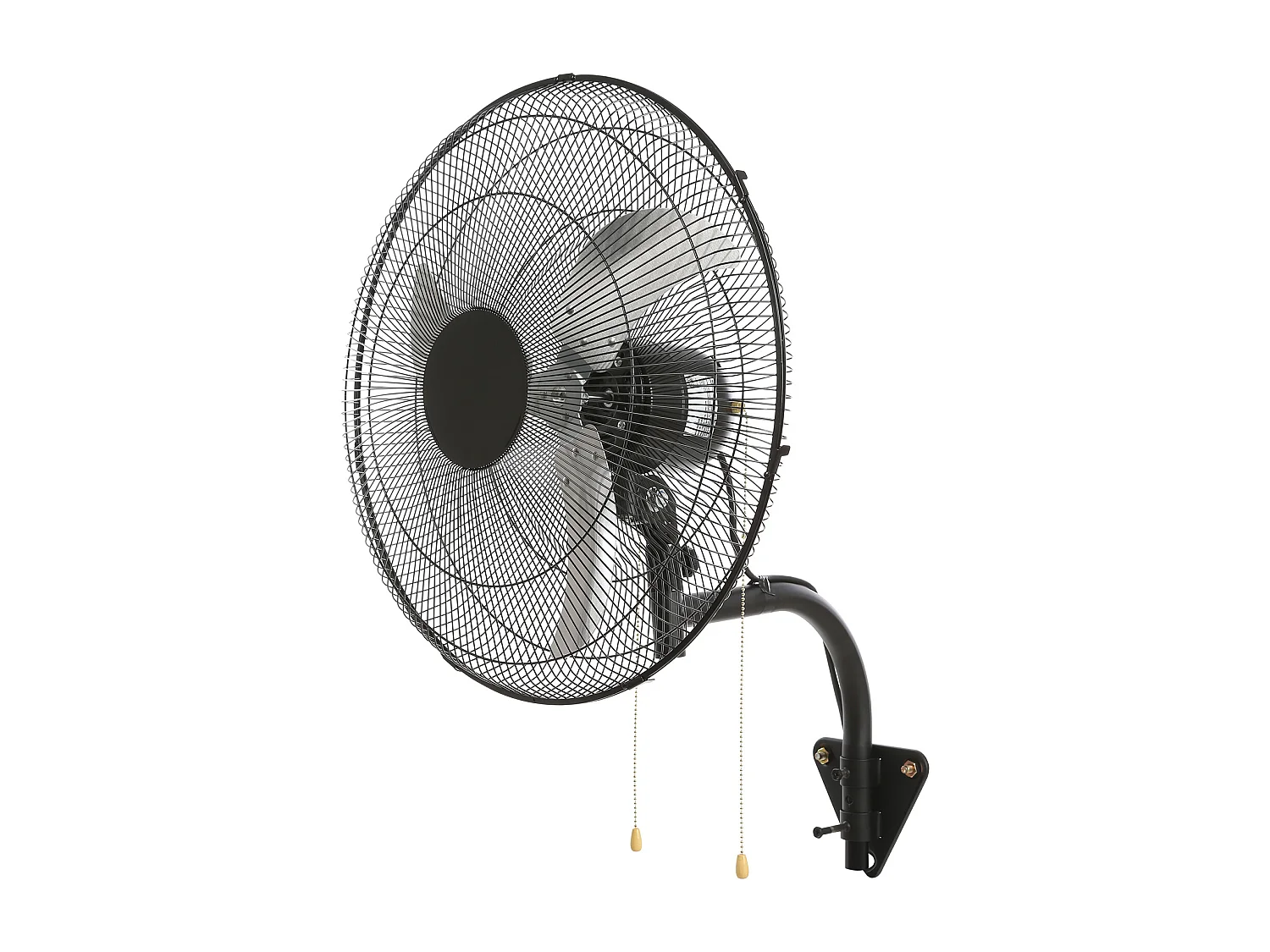 Ventilateur Mural Oscillant SucceBuy, 48cm, 4650 CFM, Noir, pour Refroidir Entrepôt, Serres, les Ateliers, les Patios et les Sous-Sols