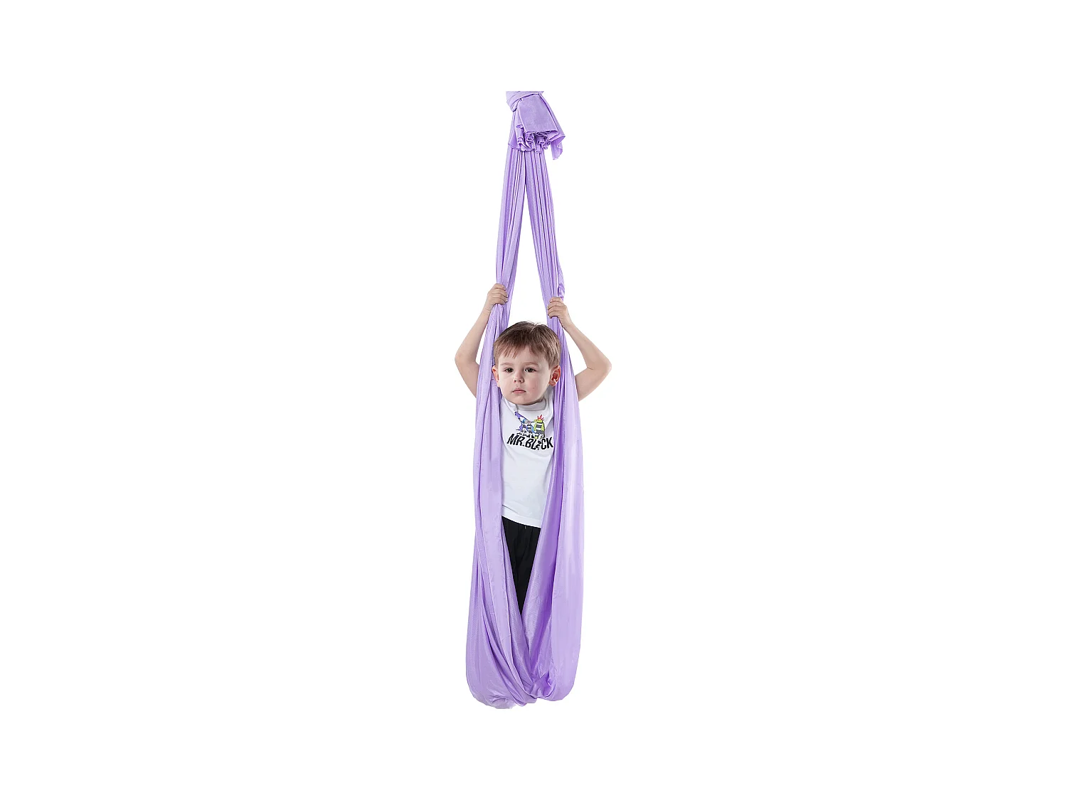 Hamac de Yoga SucceBuy pour Enfants Ayant des Besoins Spéciaux Balançoire Sensorielle pour Autisme Violet