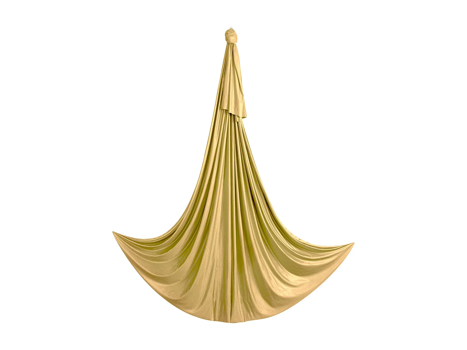 Hamac de Yoga SucceBuy, Hamac et Balançoire de Yoga Aérien, 4,4 m, Nylon, Doré, Kit d'Inversion de Remise en Forme, pour Musculation, Fitness