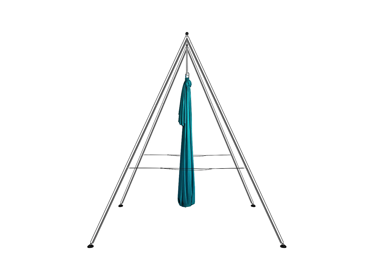 Hamac de Yoga SucceBuy, Cadre et Hamac de Yoga Aérien, Charge de 250 kg, avec Support de Balançoire de Yoga, Cadre Vert