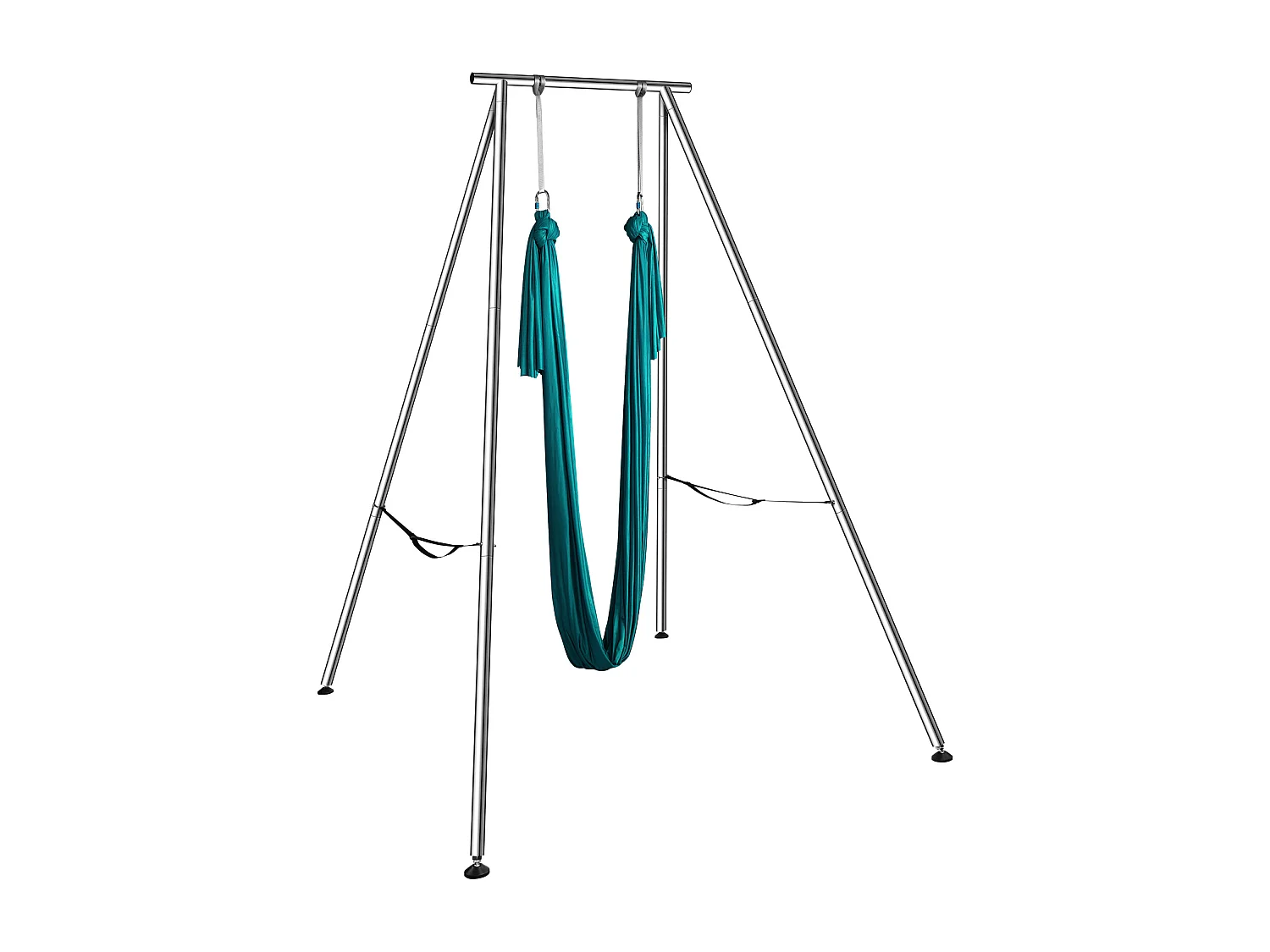 Hamac de Yoga SucceBuy, Cadre et Hamac de Yoga Aérien, Charge de 250 kg, avec Support de Balançoire de Yoga, Cadre Vert