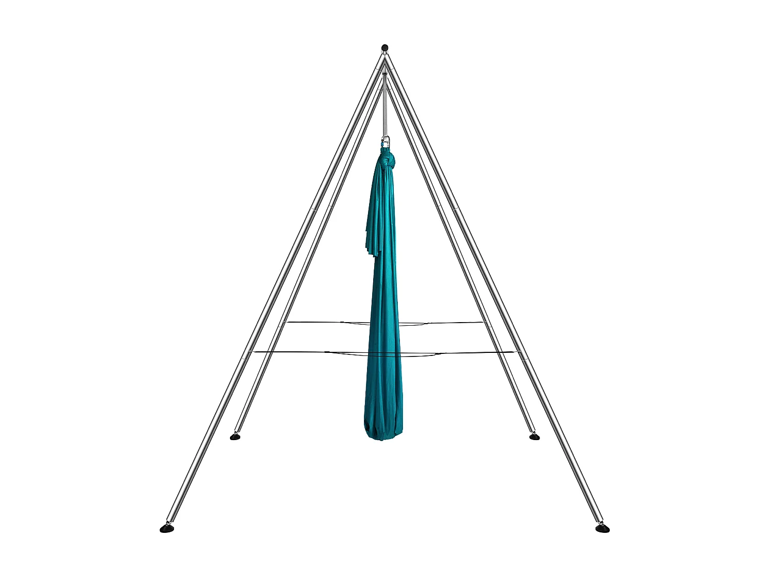 Hamac de Yoga SucceBuy, Cadre et Hamac de Yoga Aérien, Charge de 250 kg, avec Support de Balançoire de Yoga, Cadre Vert