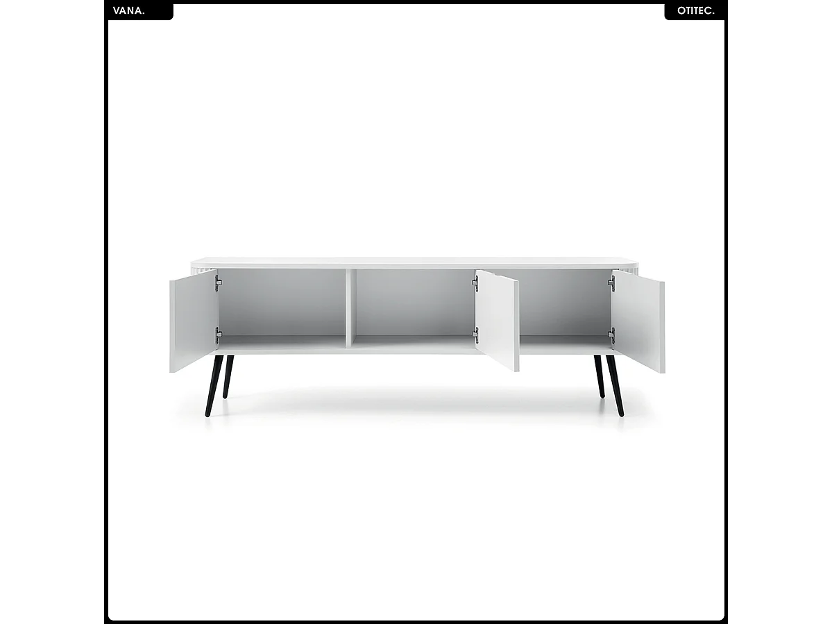 Meuble TV - L.168 x H.56 x P.39 cm - VANA