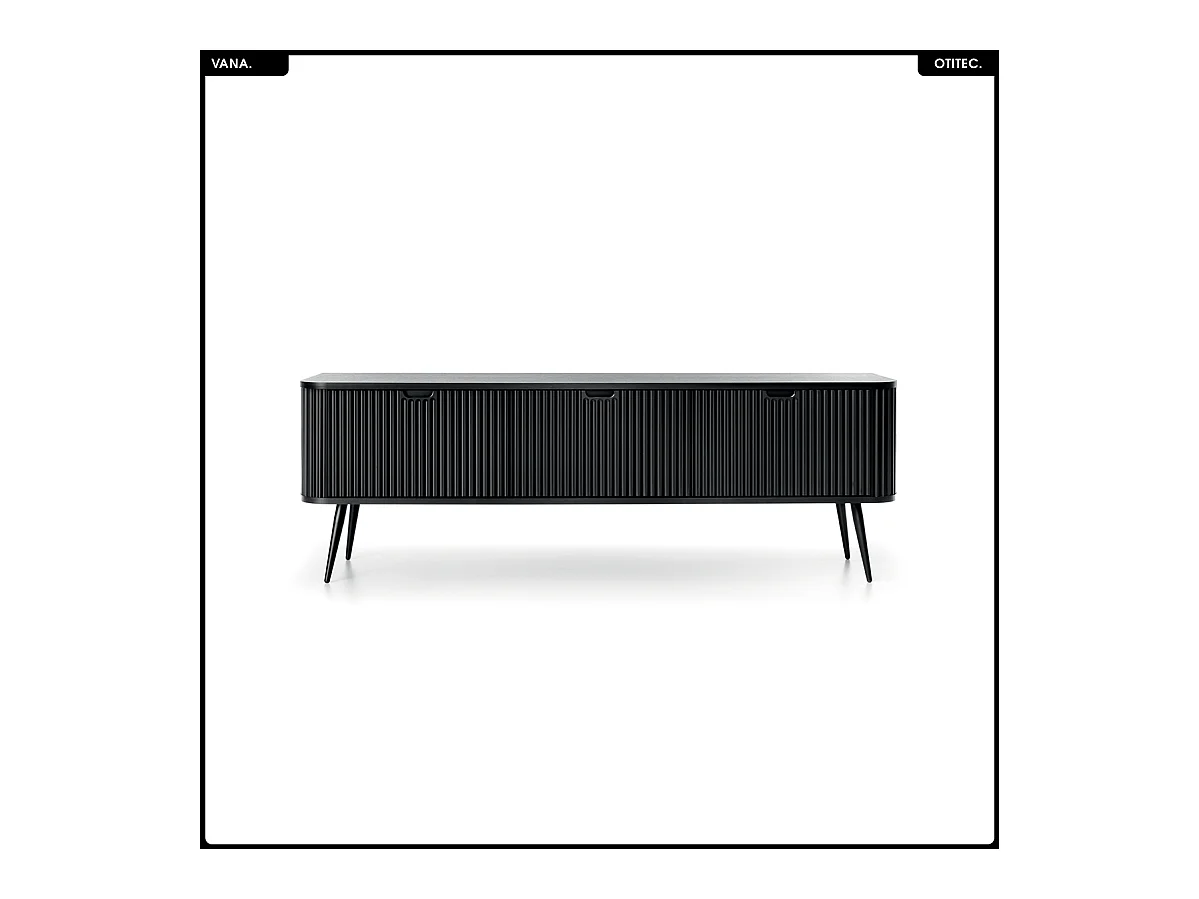 Meuble TV - L.168 x H.56 x P.39 cm - VANA