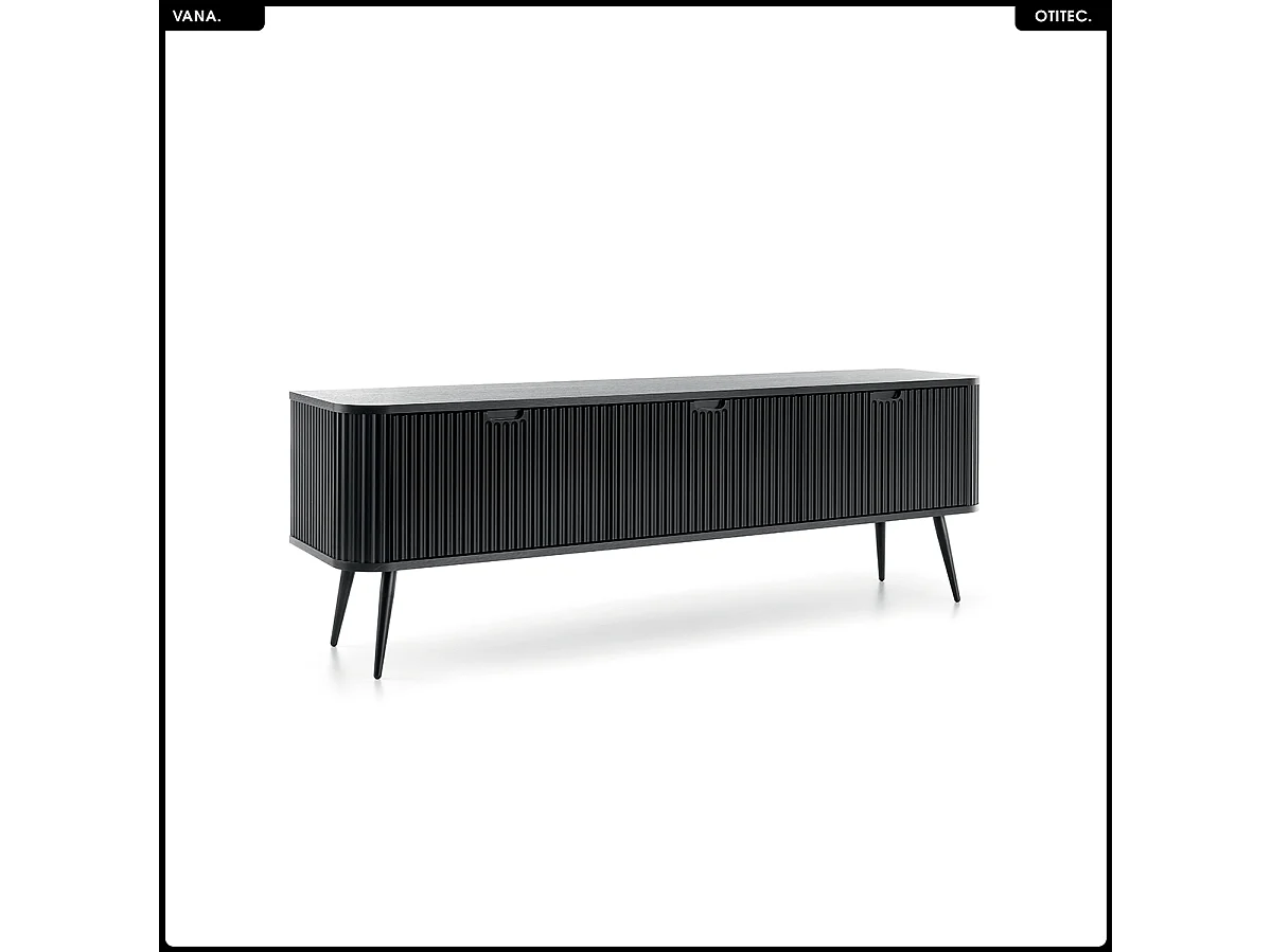 Meuble TV - L.168 x H.56 x P.39 cm - VANA