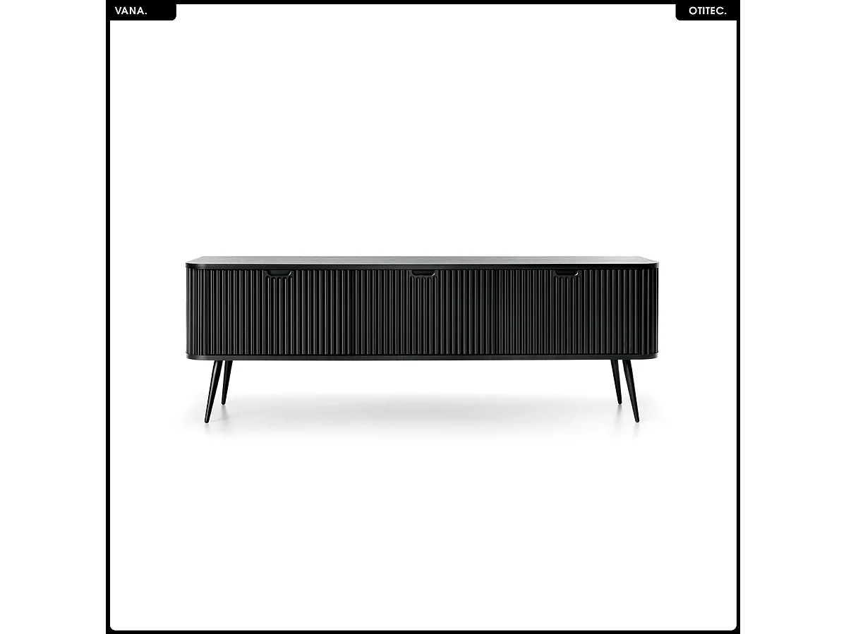 Meuble TV - L.168 x H.56 x P.39 cm - VANA