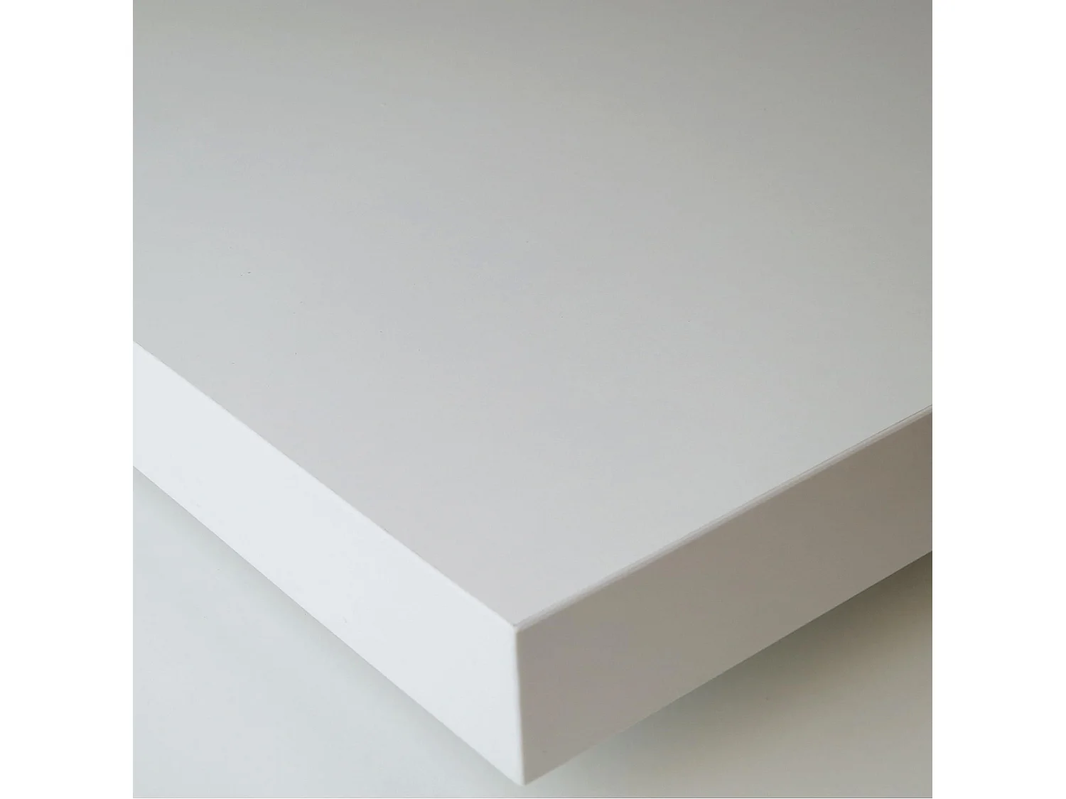 Meuble TV, Banc Télé, 260x35x57cm, TV grand format, Design industriel, Blanc et Chêne Soft