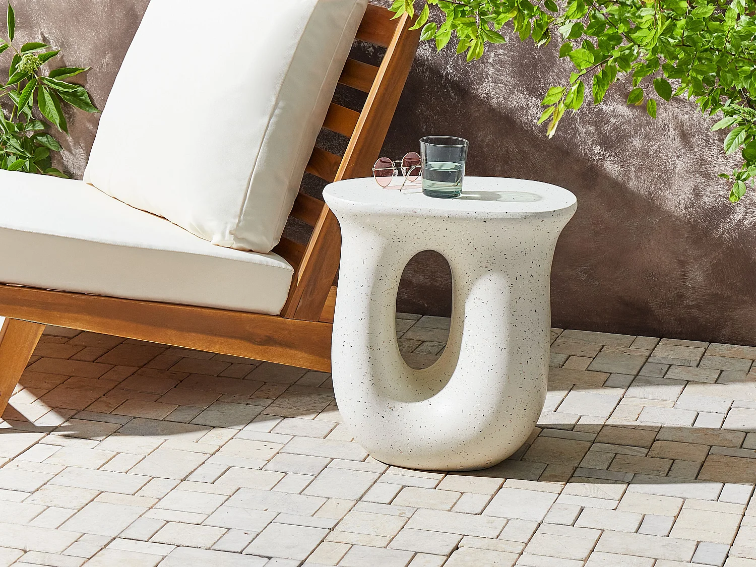 Mesa de apoio IDRO Branco creme