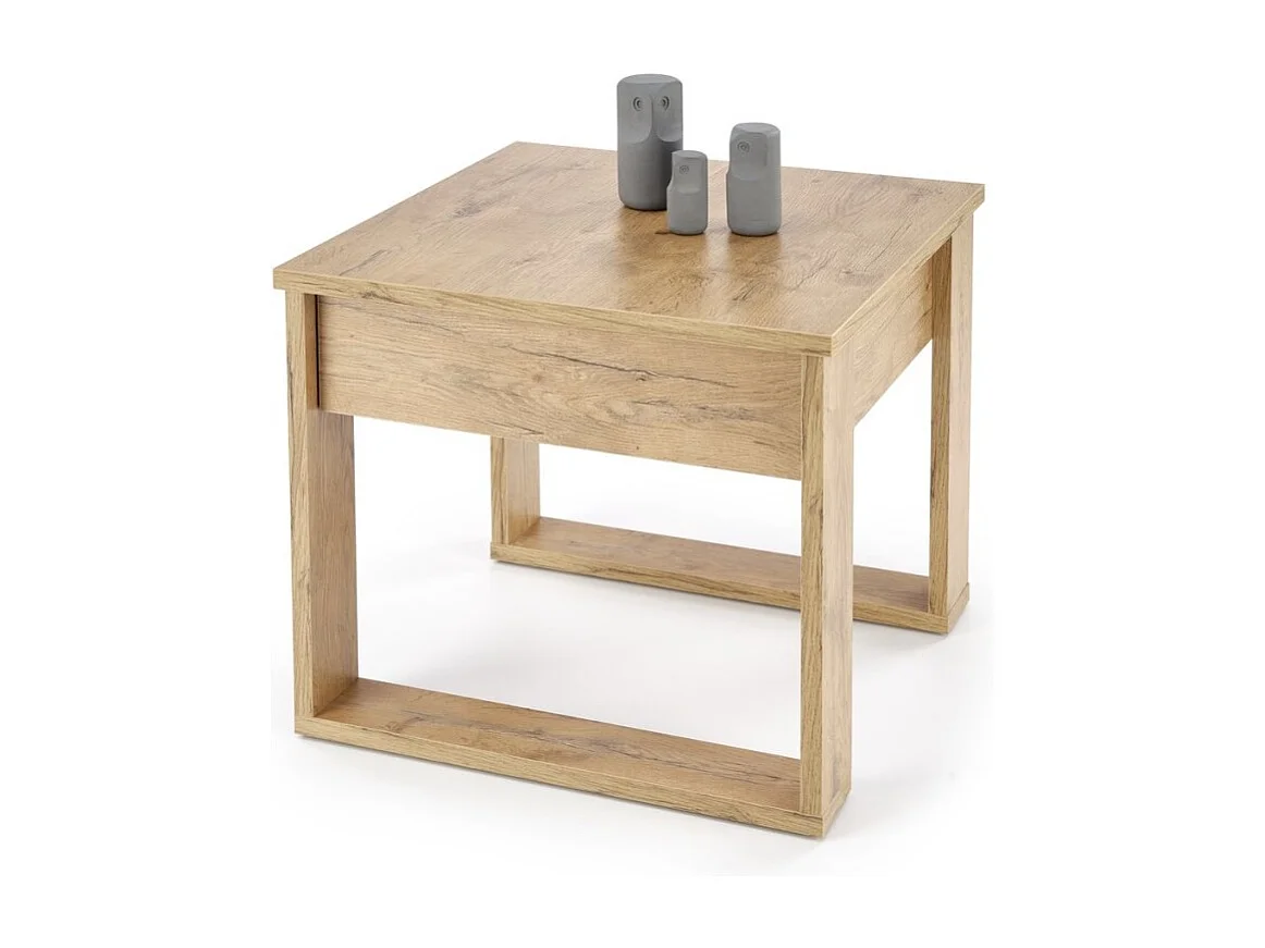 Table basse Nea/plateau de meuble plaqué/Blanc