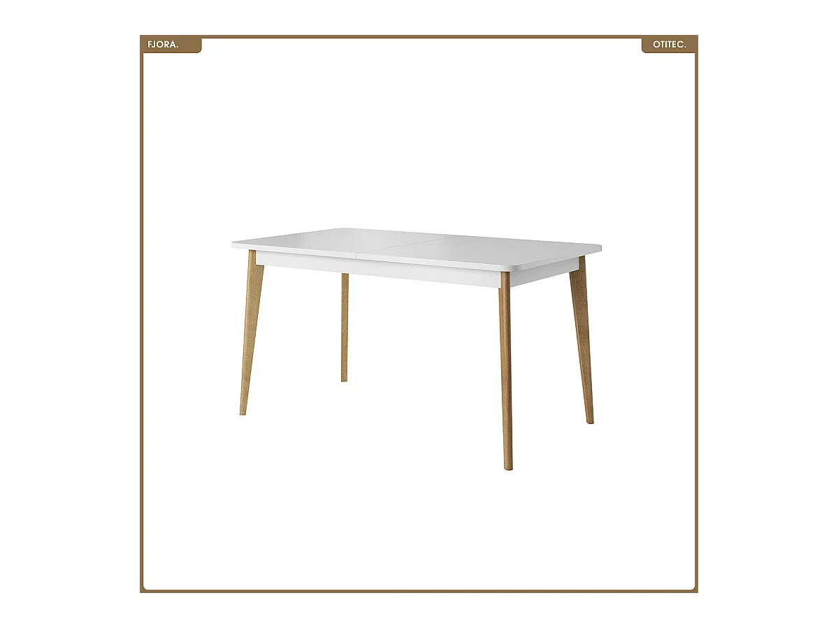 Table extensible - L.140-180 x H.76 x P.80 cm - FJORA