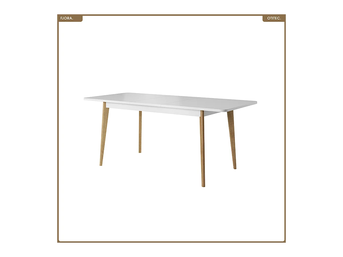 Table extensible - L.140-180 x H.76 x P.80 cm - FJORA