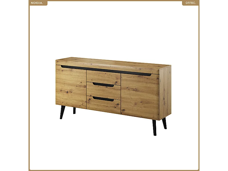Commode - L.160 x H.83 x P.40 cm - NORDIA
