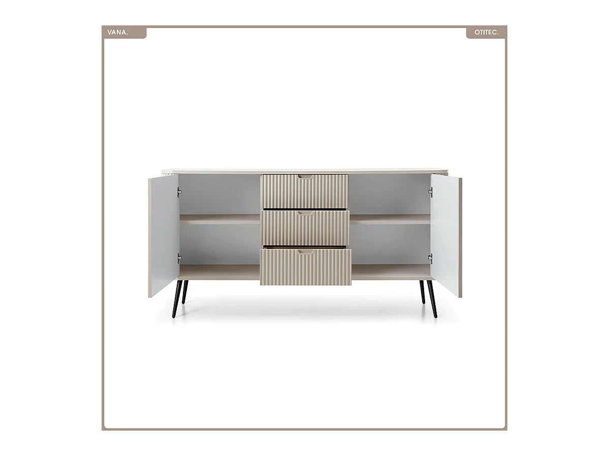 Commode - L.168 x H.87 x P.39 cm - VANA