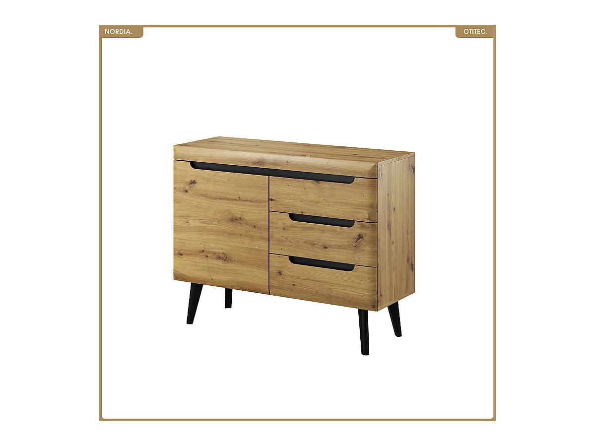 Commode - L.107 x H.83 x P.40 cm - NORDIA