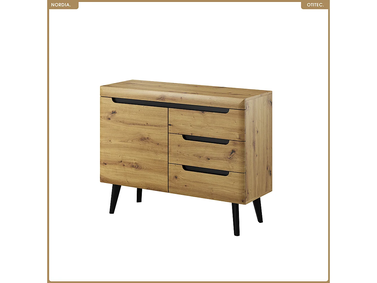 Commode - L.107 x H.83 x P.40 cm - NORDIA