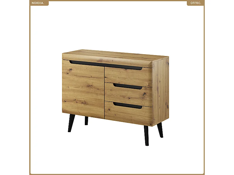 Commode - L.107 x H.83 x P.40 cm - NORDIA
