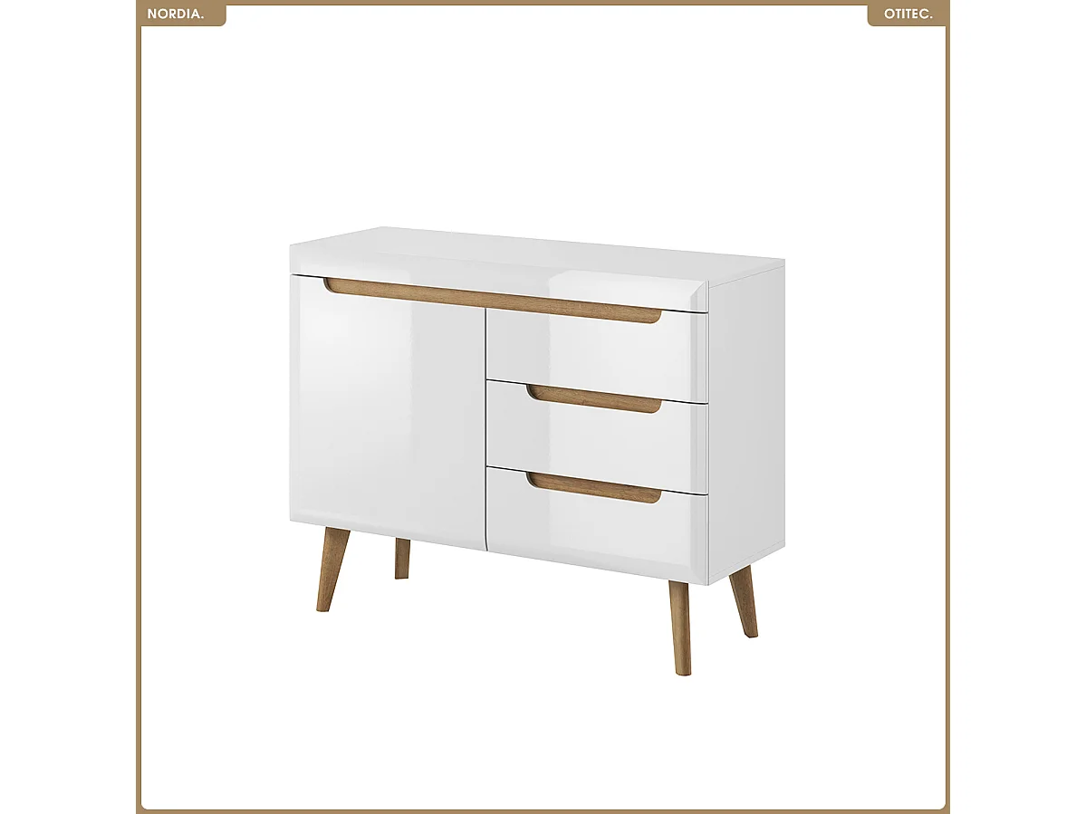 Commode - L.107 x H.83 x P.40 cm - NORDIA