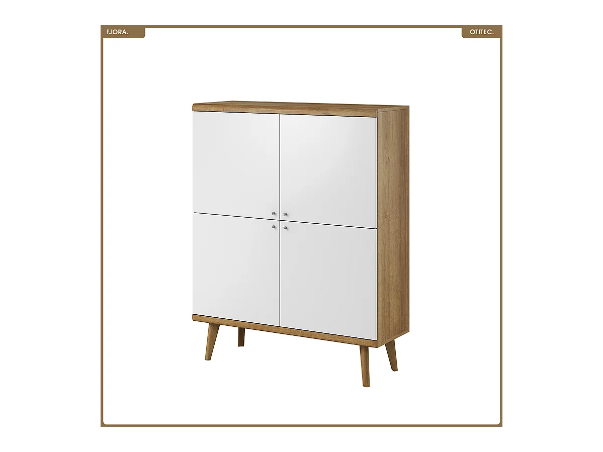 Commode - L.107 x H.134 x P.40 cm - FJORA