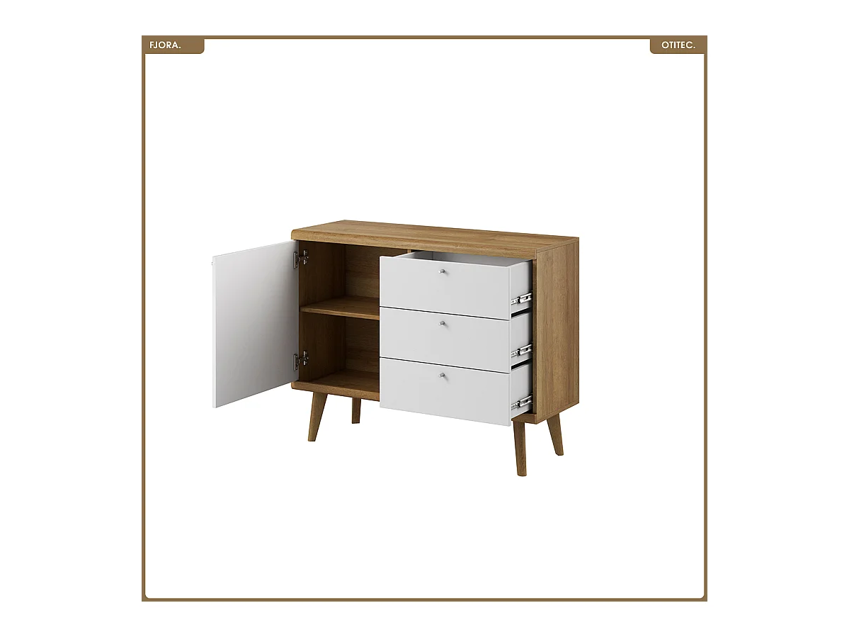 Commode - L.107 x H.83 x P.40 cm - FJORA