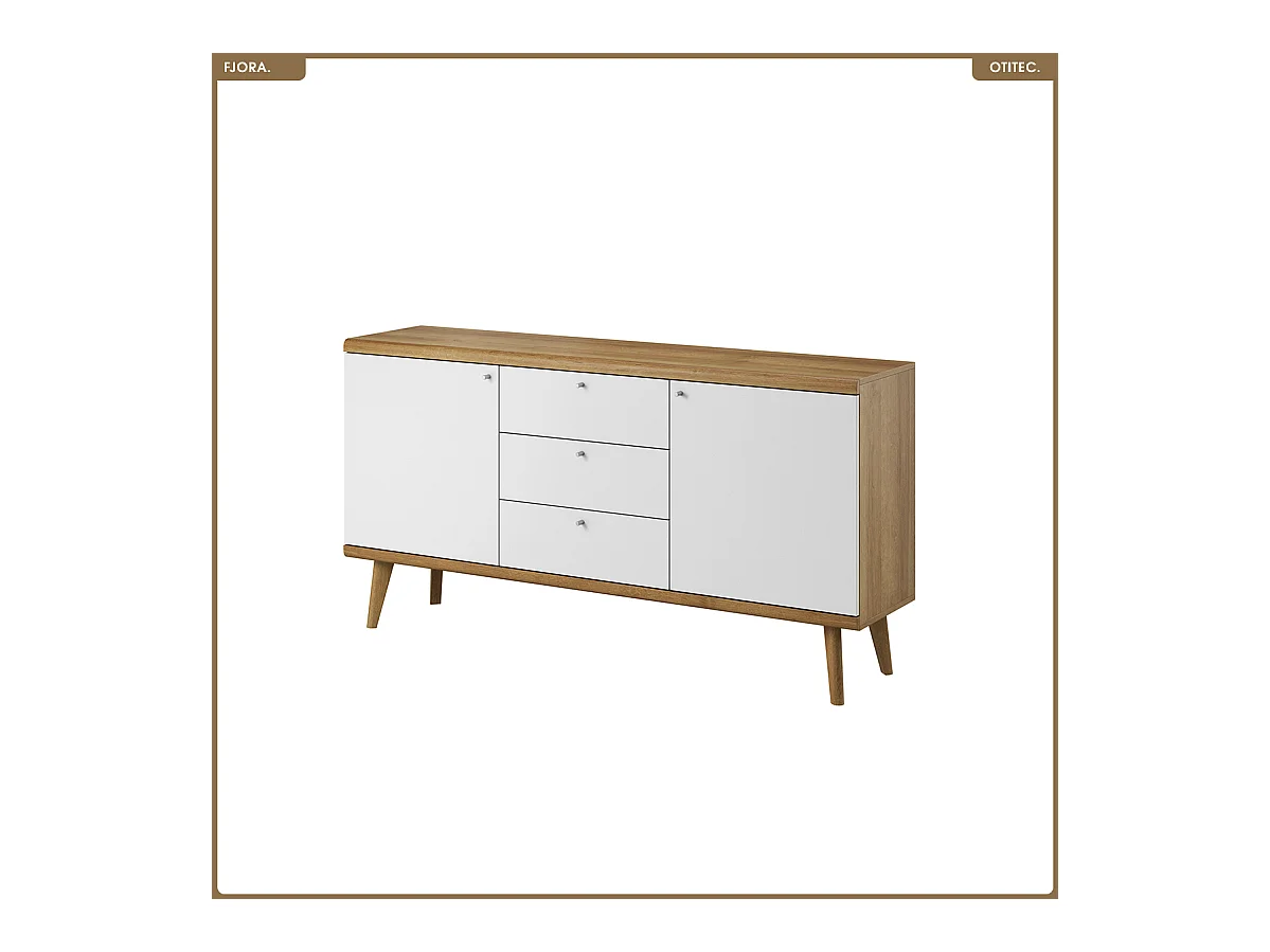 Commode - L.160 x H.83 x P.40 cm - FJORA