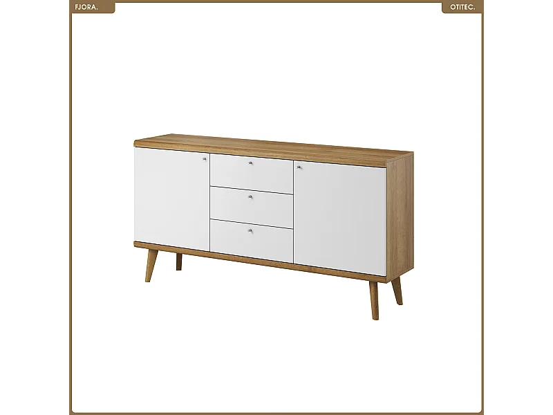 Commode - L.160 x H.83 x P.40 cm - FJORA