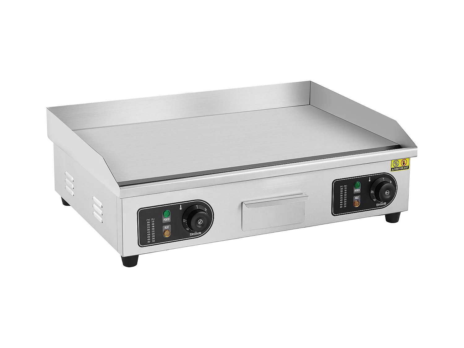 Elektrische Pfanne SucceBuy 4000 W, Gewerbliche Elektrische Kochplatte mit Glatter Oberfläche