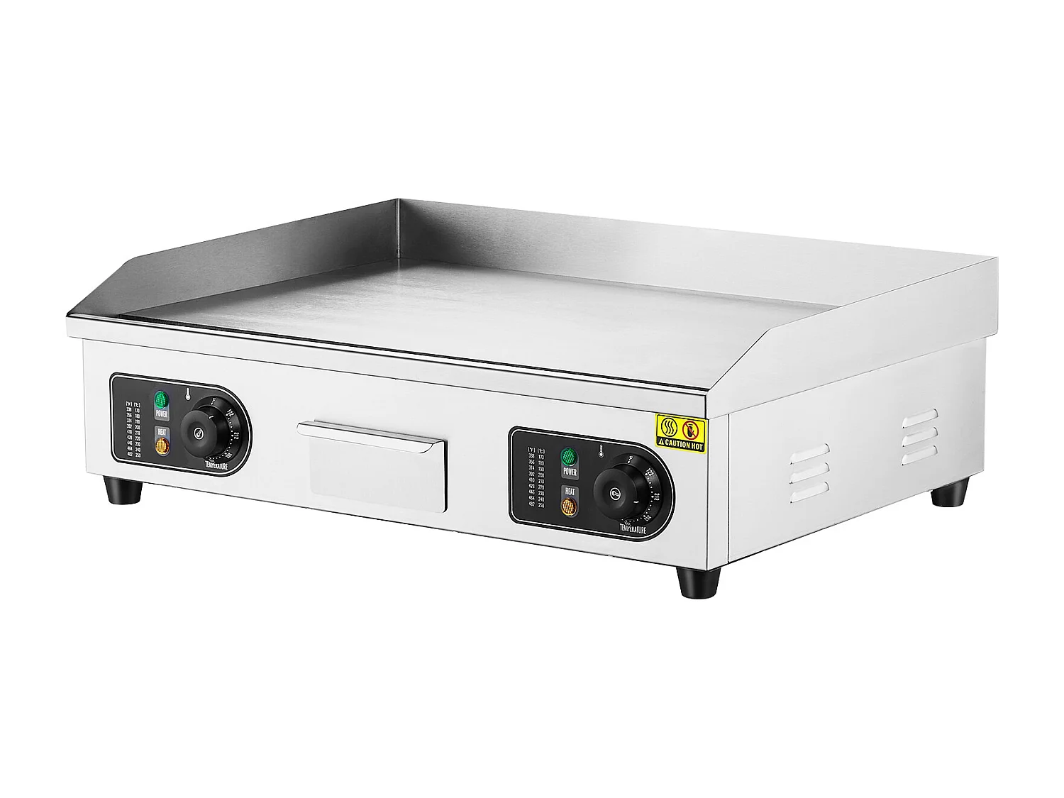 Plancha Elétrica SucceBuy 4000 W, Placa Elétrica de Cozinha Comercial com Superfície Plana