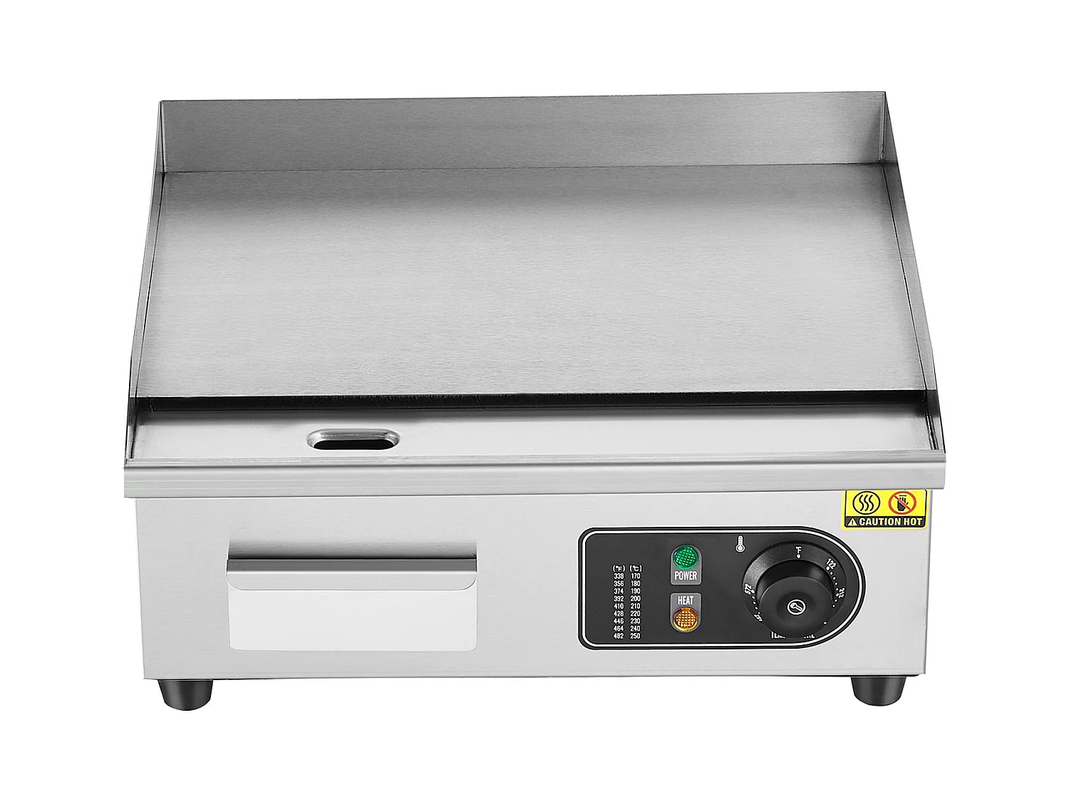 Plancha Électrique SucceBuy 2800 W, Gril à Dessus Plat pour Comptoir, 122 ℉ à 572 ℉