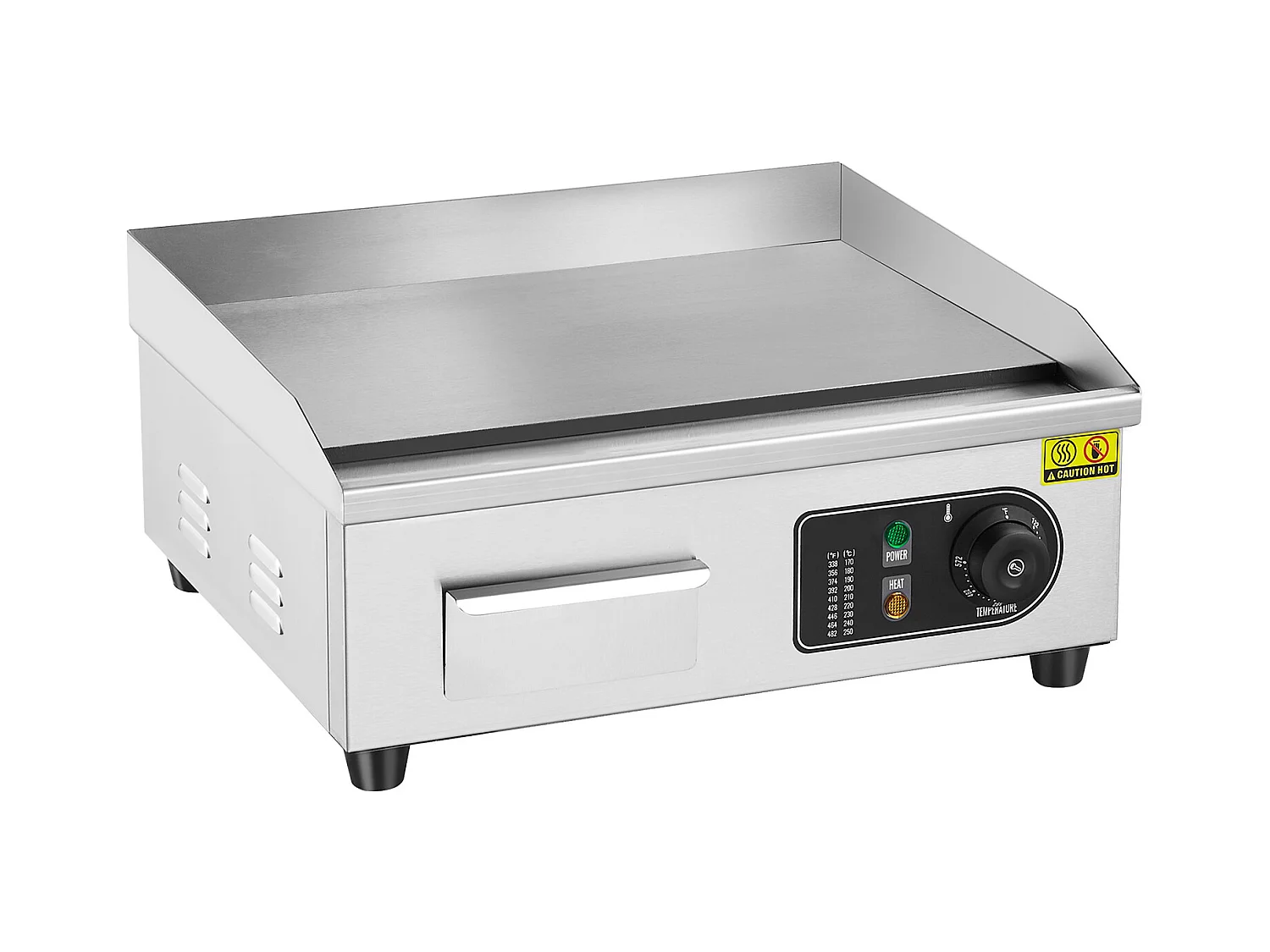 Plancha Électrique SucceBuy 2800 W, Gril à Dessus Plat pour Comptoir, 122 ℉ à 572 ℉