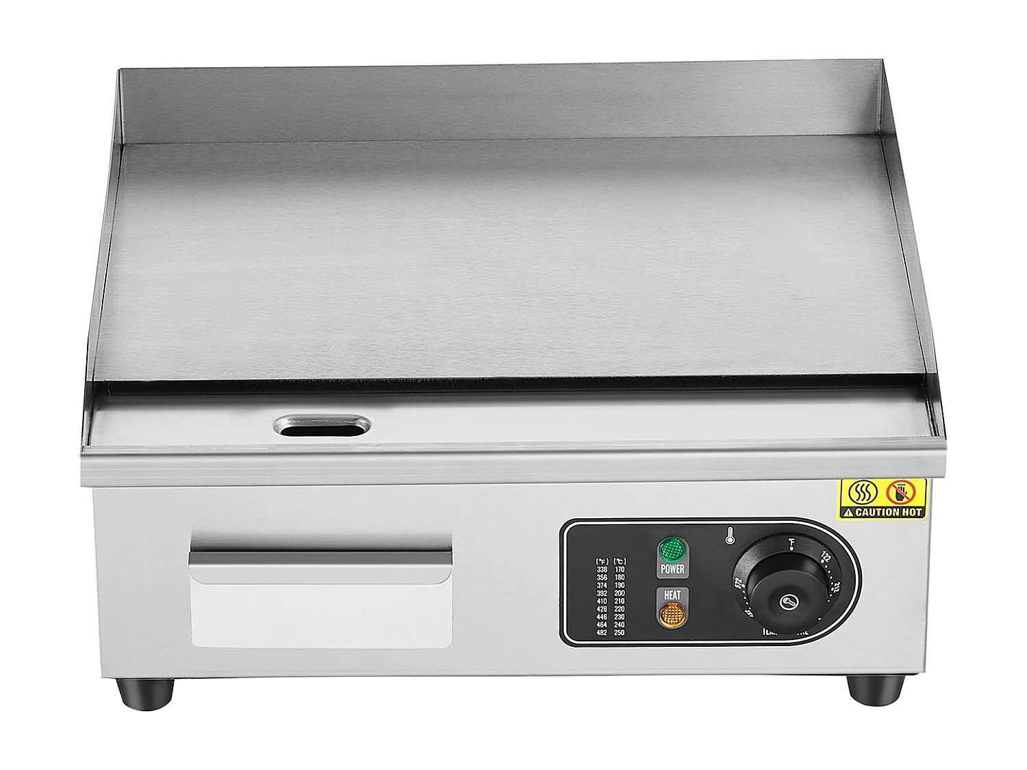 Plancha Électrique SucceBuy 2800 W, Gril à Dessus Plat pour Comptoir, 122 ℉ à 572 ℉