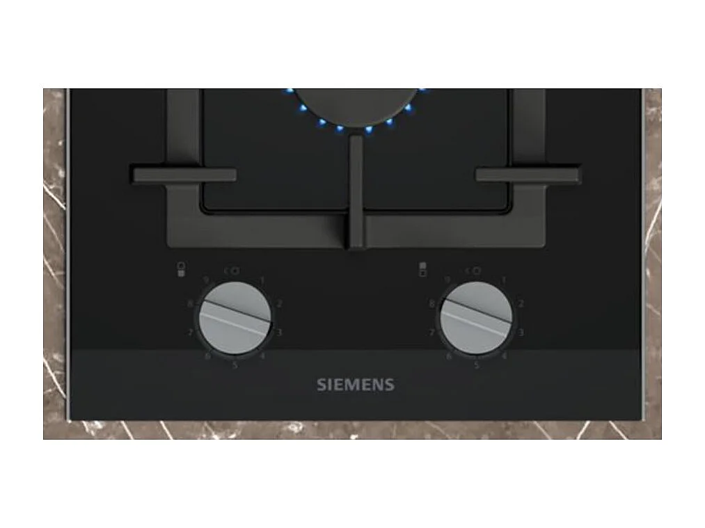 Siemens Domino gaz 30cm 2 feux noir - ER3A6BI40