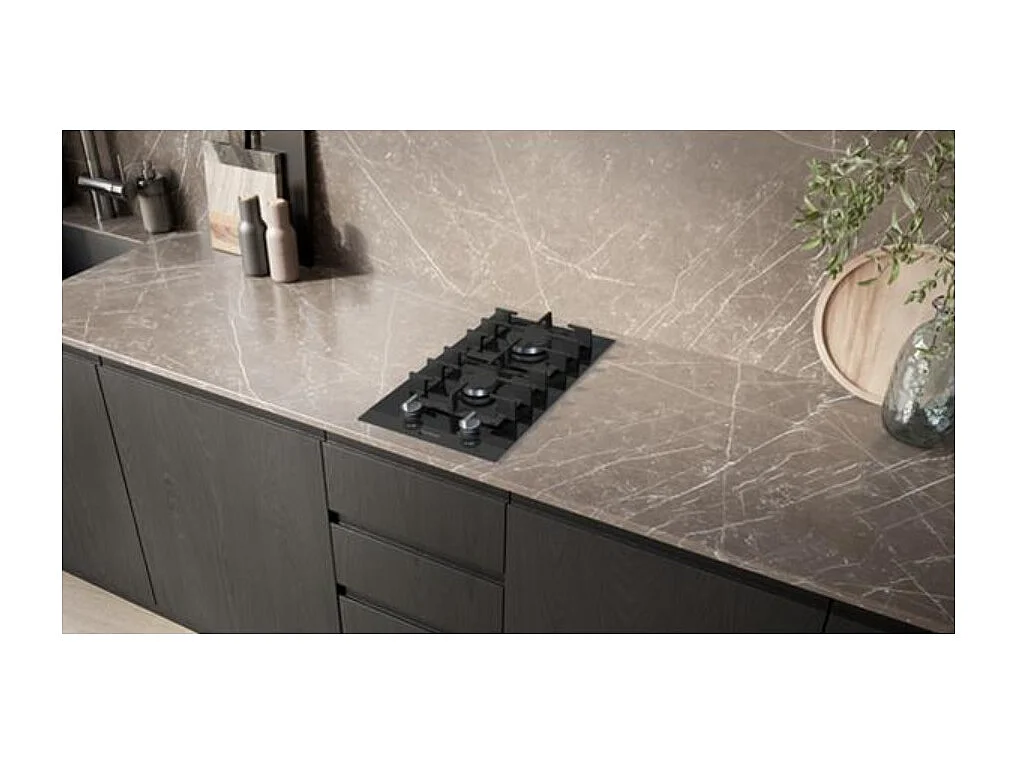 Siemens Domino gaz 30cm 2 feux noir - ER3A6BI40