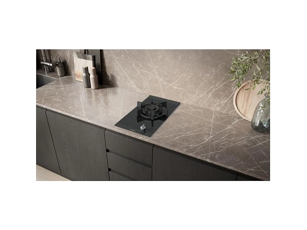 Siemens Domino gaz 30cm 1 feu noir - ER3A6AI10