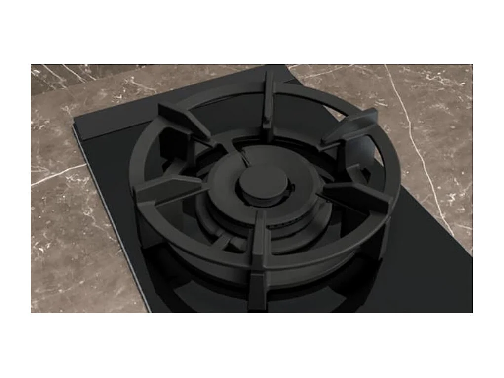 Siemens Domino gaz 30cm 1 feu noir - ER3A6AI10