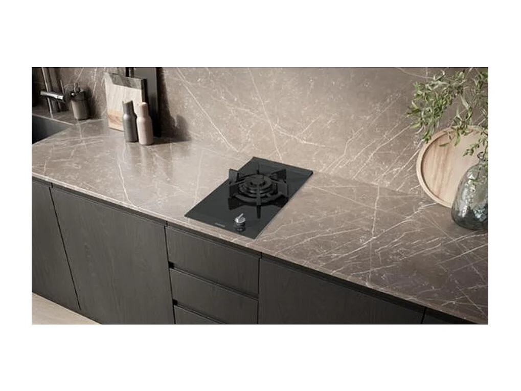 Siemens Domino gaz 30cm 1 feu noir - ER3A6AI10