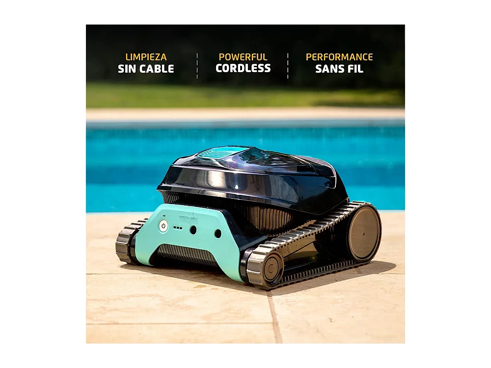 Dolphin Robot electrique de piscine sans fil fond, parois et ligne d'eau - liberty 200