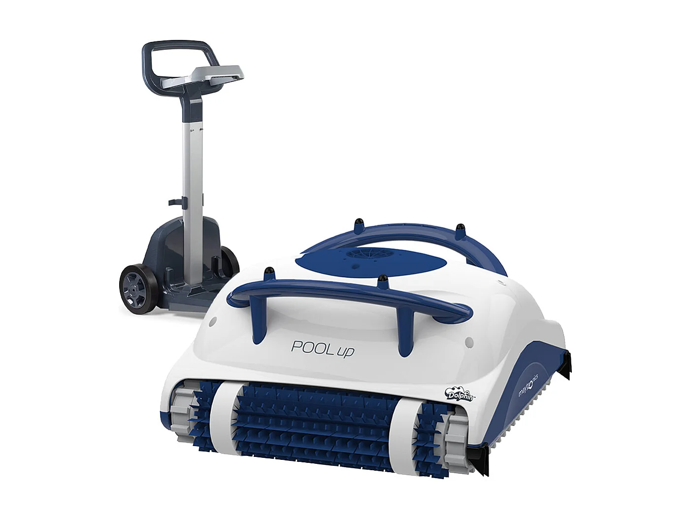 Dolphin Robot electrique de piscine fond et parois avec chariot - pool up + caddy
