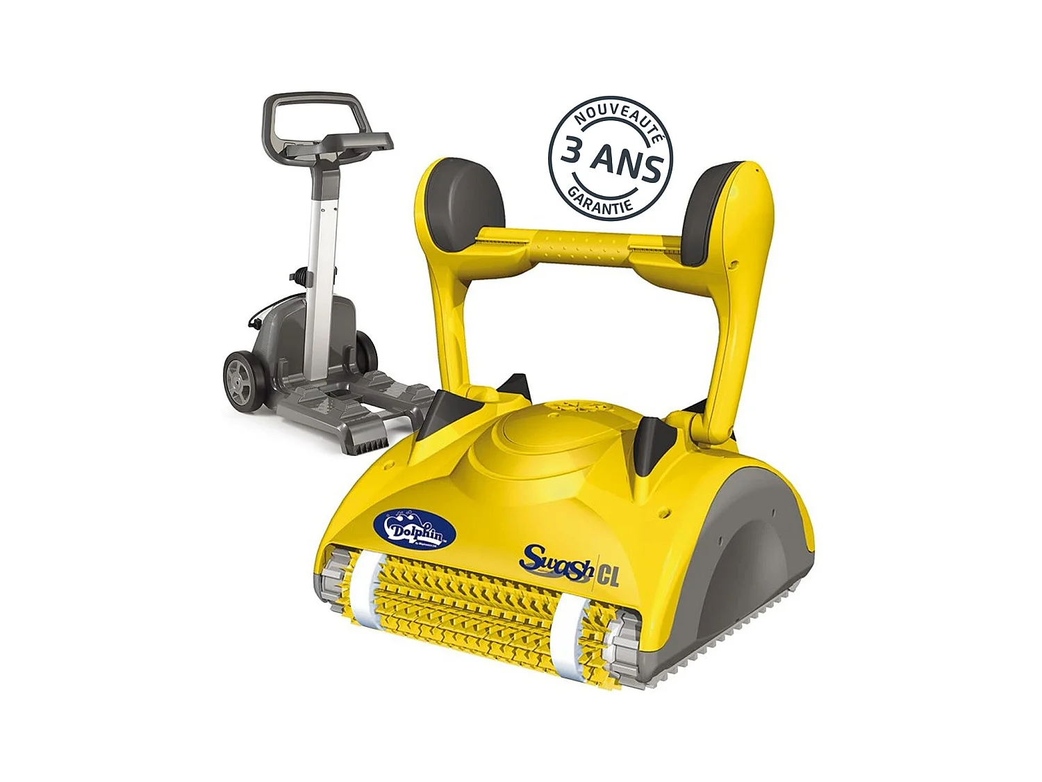 Dolphin Robot electrique de piscine fond et parois - swash cl