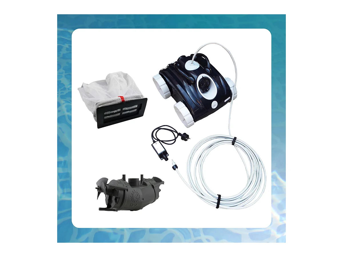 Orca Robot de piscine electrique - robot nettoyeur fond - autonome - compatible tout revêtement - 106490