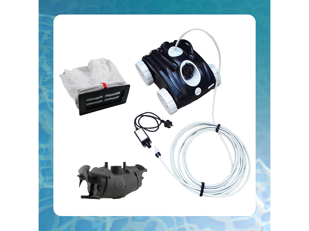 Orca Robot de piscine electrique - robot nettoyeur fond - autonome - compatible tout revêtement - 106490
